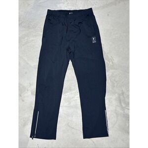 1st Phorm Joggers Men's SZ M Black Athletic Performance Pants Gym Workout Zip